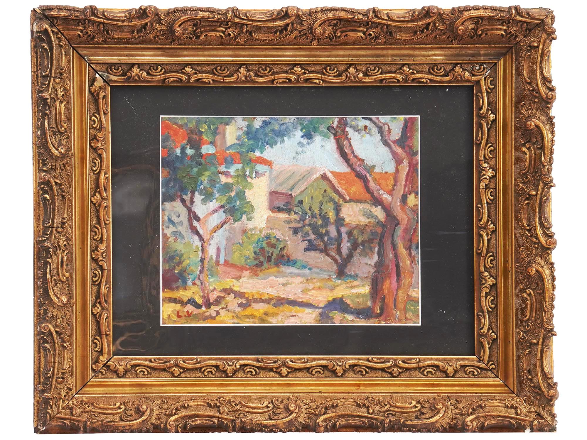 FRENCH LANDSCAPE OIL PAINTING BY LOUIS VALTAT PIC-0